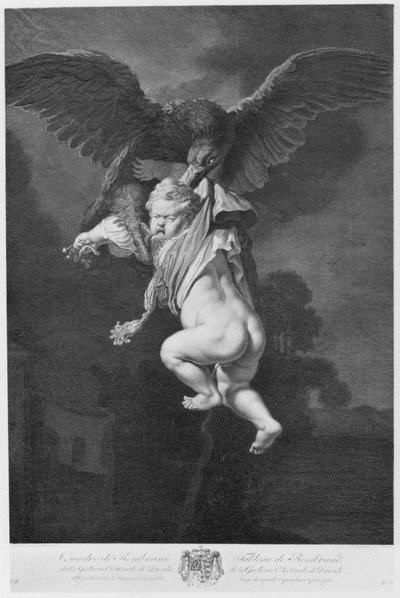Ganymede in the Clutches of the Eagle by Christian Gottfried Schultze
